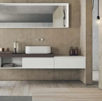 Mobile da Bagno sospeso Calix XL 04 di Novello