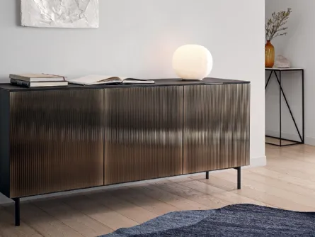 Madia Universal Centorighe in specchio bronzo di Calligaris