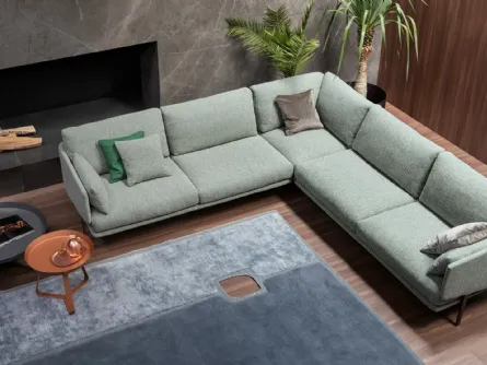 Divano ad angolo in tessuto Structure Sofa di Bonaldo